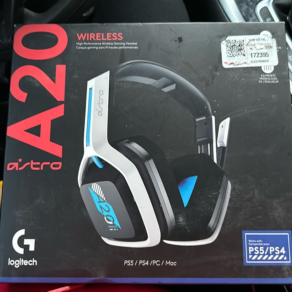 Astro A20 Wireless Gaming Headset. Never Used
